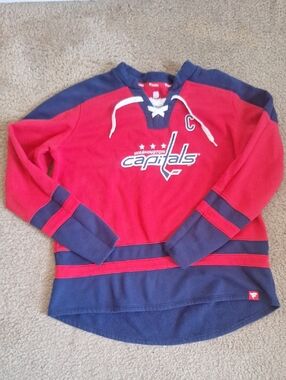 Washington Capitals Alexander Ovechkin #8 Fleece Jersey Women's Size 2XL